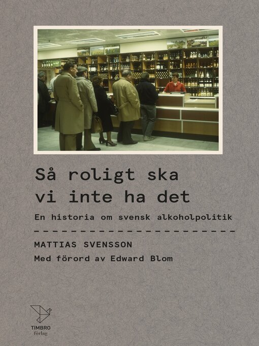 Titeldetaljer för Så roligt ska vi inte ha det av Mattias Svensson - Tillgänglig